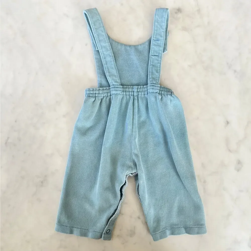 Vintage 70s 80s Baby Boy Lion Patch Overalls by Carter's / 9-12 Months